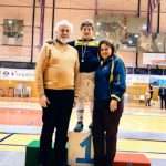 Riccardo Paoletti con i Maestri - Scherma Vittoria Pordenone