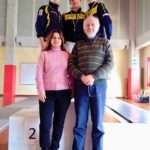 Gli spadisti della Scherma Vittoria Pordenone con i Maestri