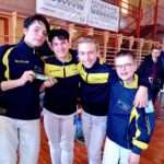 Gli spadisti della Scherma Vittoria Pordenone a San Quirino